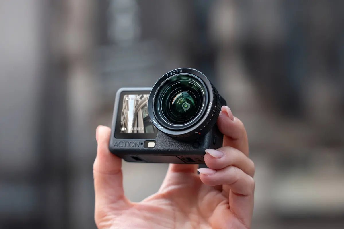 DJI Osmo Action 6 con objetivo macro para capturar primeros planos y detalles a corta distancia