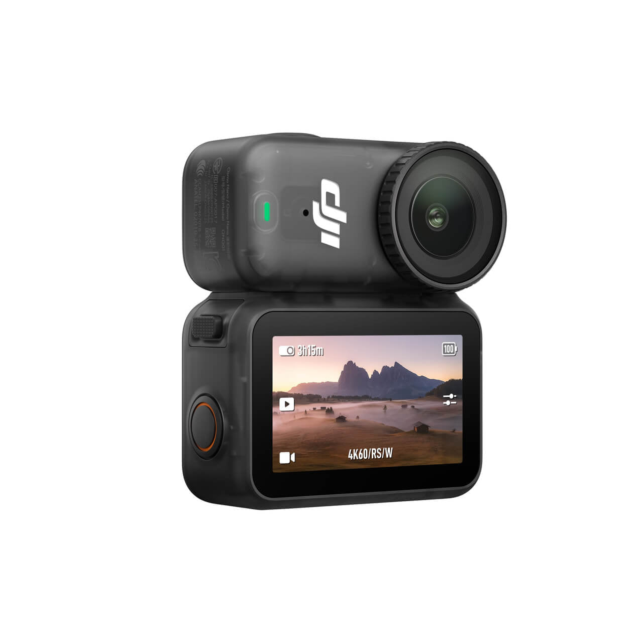 DJI Osmo Nano con pantalla para controlar la grabación de video y visualizar el contenido