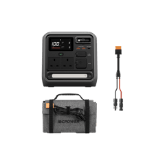 DJI Power 1000 Mini con accesorios para carga y suministro de energía durante viajes y actividades al aire libre