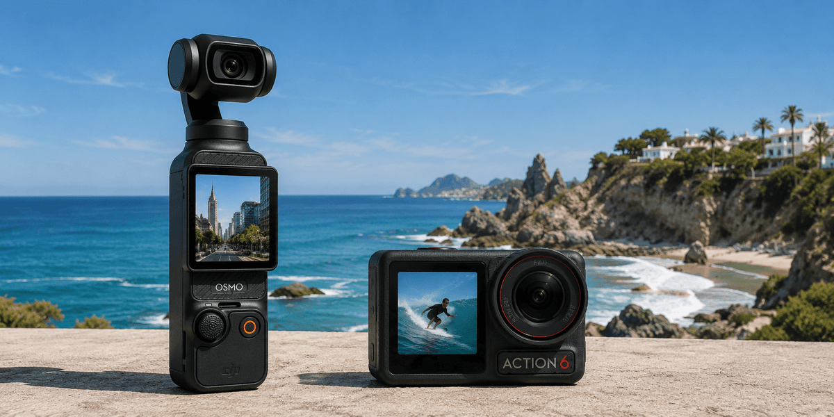 DJI Osmo Pocket 3 Vs DJI Osmo Action 6: ¿Cuál Es Mejor Para Viajar En México? - DJI Shop