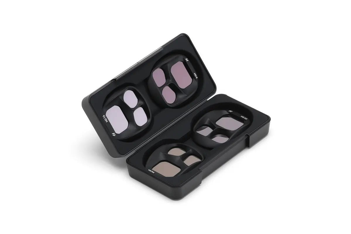 Juego de filtros ND8, ND16, ND32 y ND64 para DJI Mavic 4 Pro, ideal para controlar la exposición en entornos brillantes