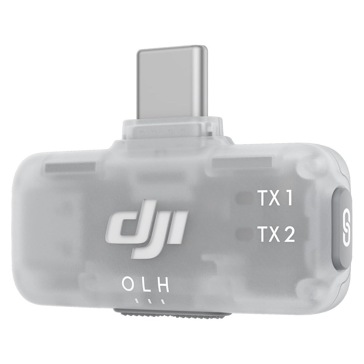 Receptor móvil DJI Mic con diseño compacto para conectar transmisores DJI Mic Mini, DJI Mic 2 y DJI Mic 3