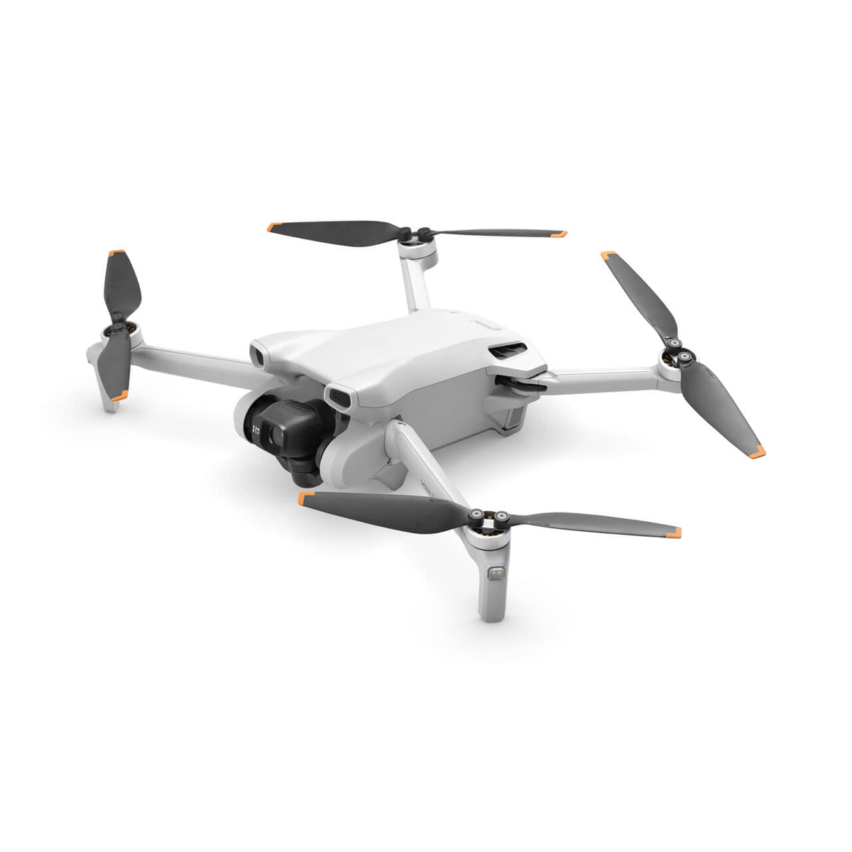 DJI Mini 3 desplegado, drone plegable y compacto con cámara para fotografía aérea
