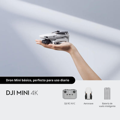 DJI Mini 4K, drone ligero de menos de 249 g y fácil de transportar
