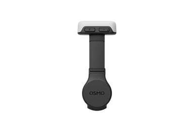 Vista trasera de la luz de relleno DJI Osmo Pocket 4 con diseño compacto para creadores de contenido